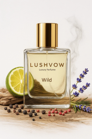 Lushvow Wild – Luxury Perfume Inspired by Dior Sauvage Eau De Parfum, Citrus & Vanilla Scent, Long Lasting