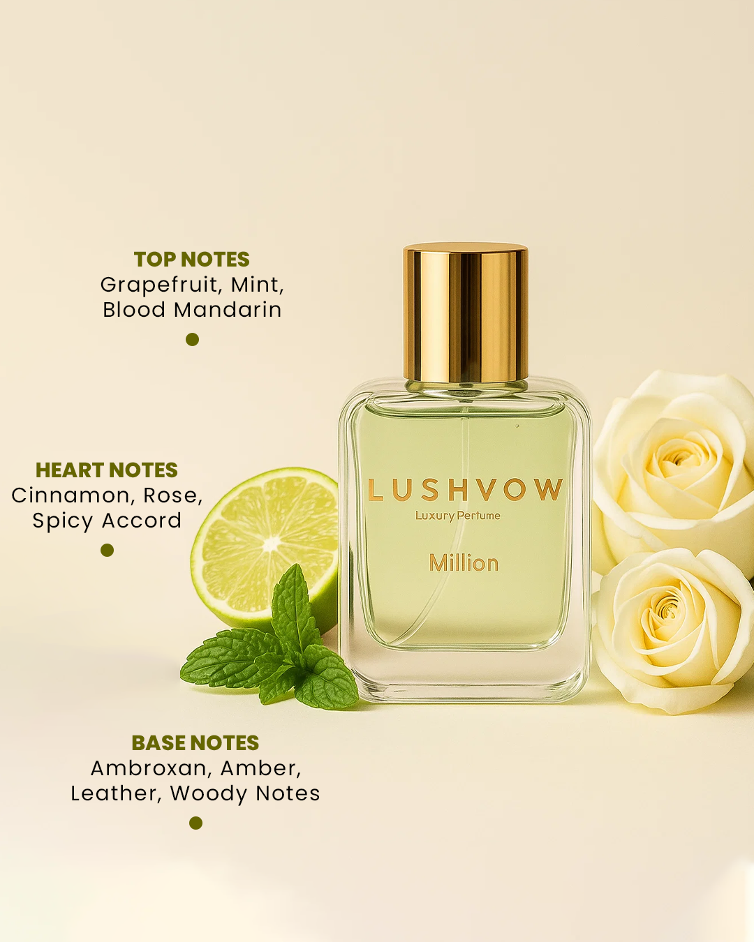 Lushvow Million – Luxury Perfume Inspired by Paco Rabanne One Million, Bold & Iconic Fragrance for Men - Image 2
