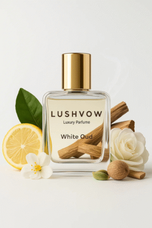 Lushvow White Oud – Luxury Oud Perfume for Men & Women, Long Lasting Arabian Fragrance, Signature Scent