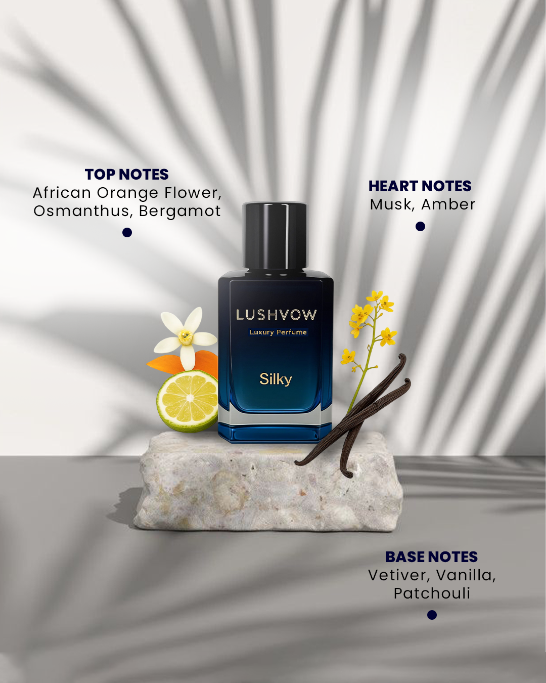 Lushvow Silky – Inspired by Narciso Rodriguez For Her Eau De Toilette, Elegant Floral Musk Perfume for Women - Image 2