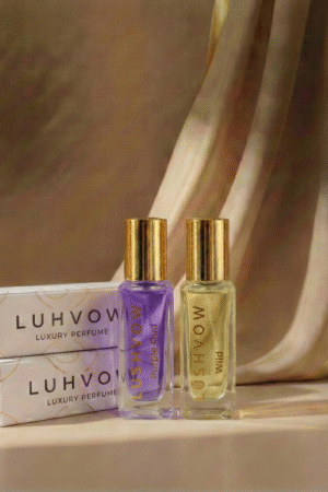 Lushvow Women’s Perfume Trial Combo Pack – Purple Oud & Wild (2 x 20ml | 30% Oil)