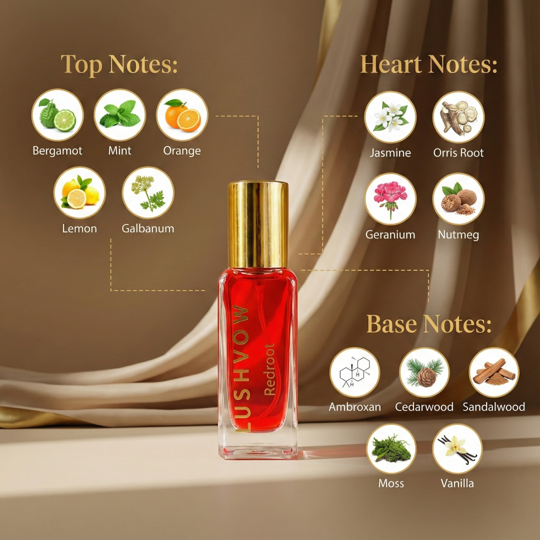 Lushvow Unisex Perfume Trial Combo Pack – Redroot, White Oud & Sport (3 × 20ml | 30% Oil) - Image 2